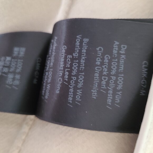 Mackage tan wool coat S/M - Picture 11 of 14